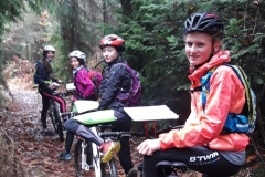 Les filles sur le VTT road-book